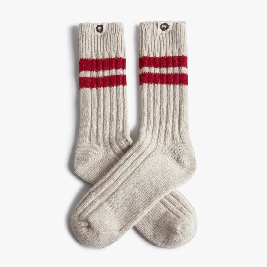 Foto de Calcetines Premium Winter Rec Beige/red L