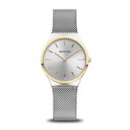 Foto de Set reloj Classic plateado pulido 31mm con pulsera corazón
