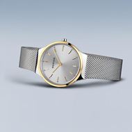 Foto de Set reloj Classic plateado pulido 31mm con pulsera corazón
