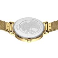 Foto de Set Reloj Bering acero baño oro pulido 34mm