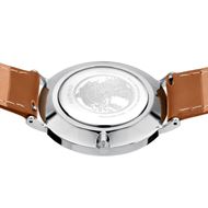 Picture of Reloj Bering acero esfera verde y correa piel marrón 40mm