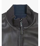 Foto de Chaqueta reversible piel sintética color chocolate y marino