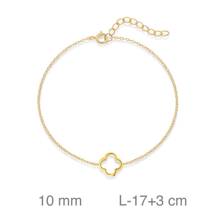 Foto de Pulsera plata baño oro