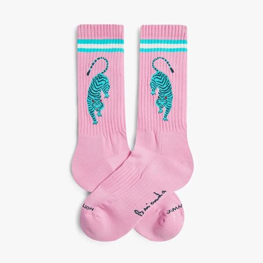 Mostrar los datos de Calcetines Athletic Brianda Tiger Pink M Foto de Calcetines Athletic Brianda Tiger Pink M