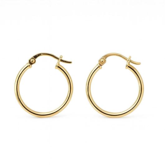 Foto de Pendientes aro oro amarillo 18 kt 17 mm