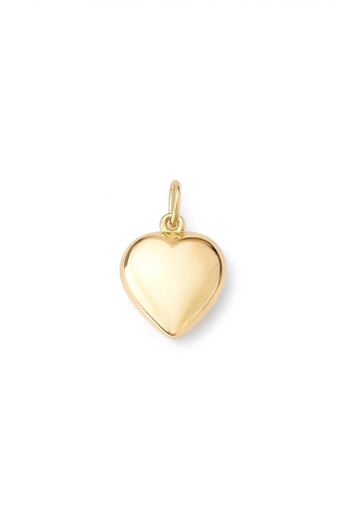 Foto de Colgante corazón liso en oro amarillo 18 kt
