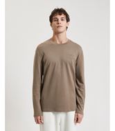 Foto de Camiseta manga larga tacto suave dark green