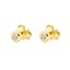 Picture of Pendientes punto de luz en oro amarillo 18 kt con dos brillantes 0,06 ct