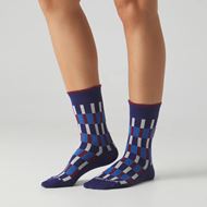 Foto de Calcetines Evelina Kroon Blue Pattern Talla L