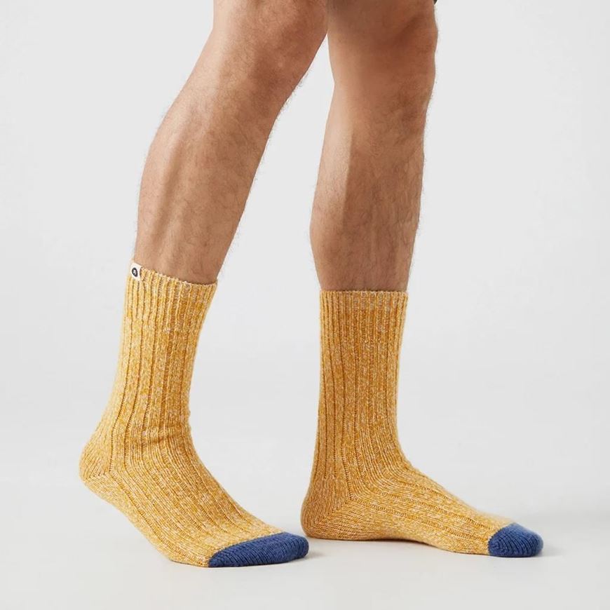 Foto de Calcetines premium Winter Cash Yellow Twisted Talla L