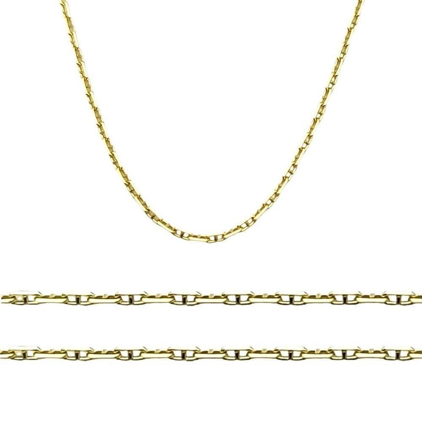 Foto de Cadena de oro amarillo 18kt eslabón travesino, grosor 0,40mm, longitud 45cm