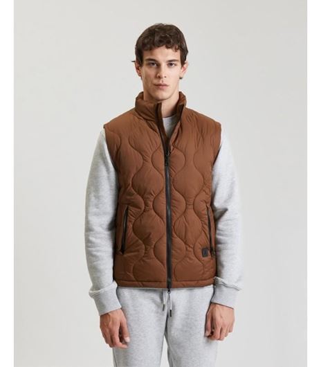 Foto de Chaleco acolchado color tabaco