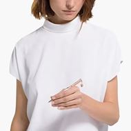 Foto de Bolígrafo Crystalline, Corazón, Tono oro rosa, Lacado rosa, baño tono oro rosa