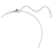 Foto de Colgante Insigne Talla redonda, Cruz, Blanco, Baño de rodio