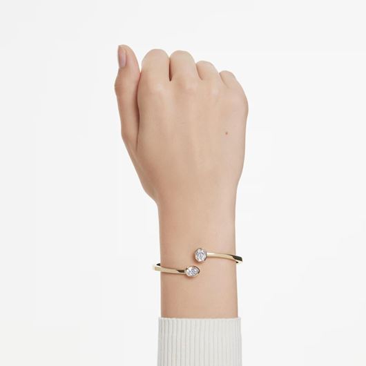 Picture of Brazalete Imber Tallas mixtas, Blanco, Baño tono oro