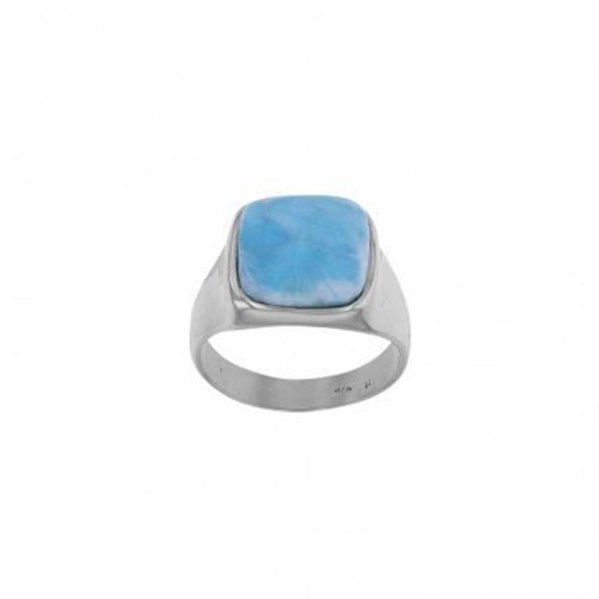 Foto de Sello plata con Larimar Talla 16