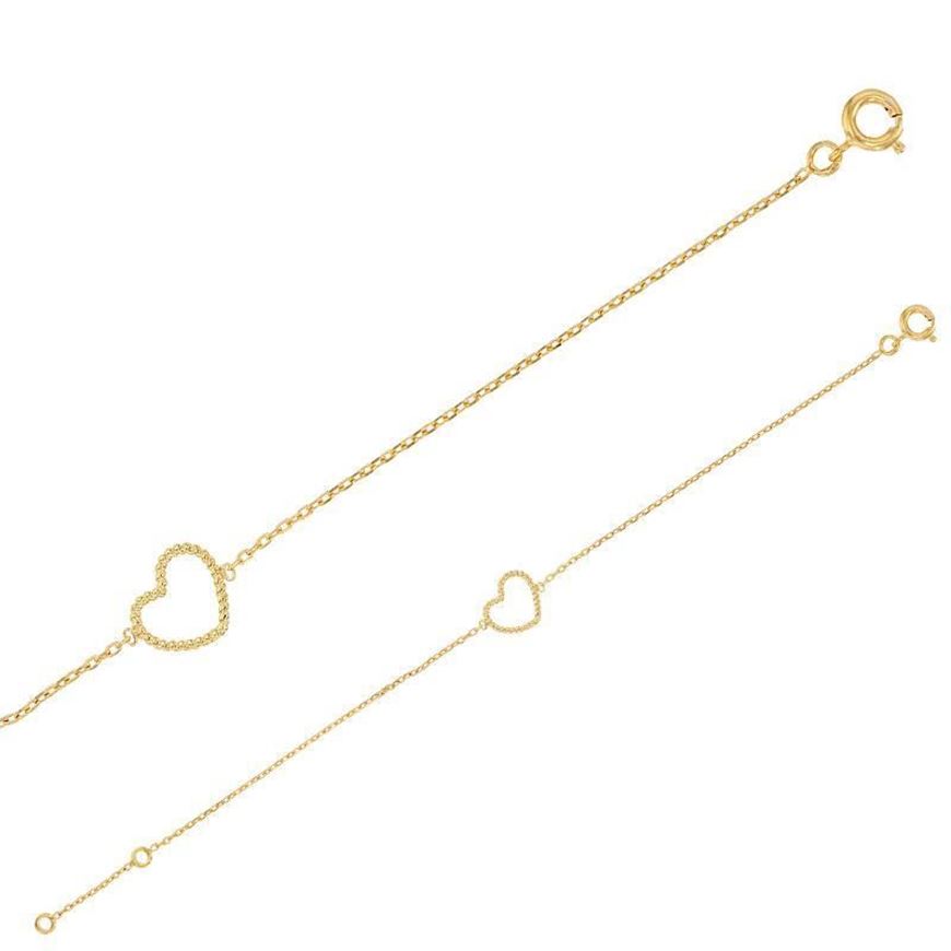 Foto de Pulsera Cuore baño oro