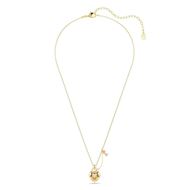 Foto de Colgante Idyllia, Tallas mixtas, Corazón, llave, Rosa, Baño tono oro