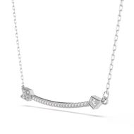 Foto de Colgante Idyllia, Tallas mixtas, Flecha, Blanco, Baño de rodio