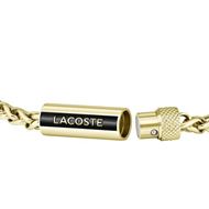 Foto de Pulsera Espelta Acero dorado con logo esmalte negro