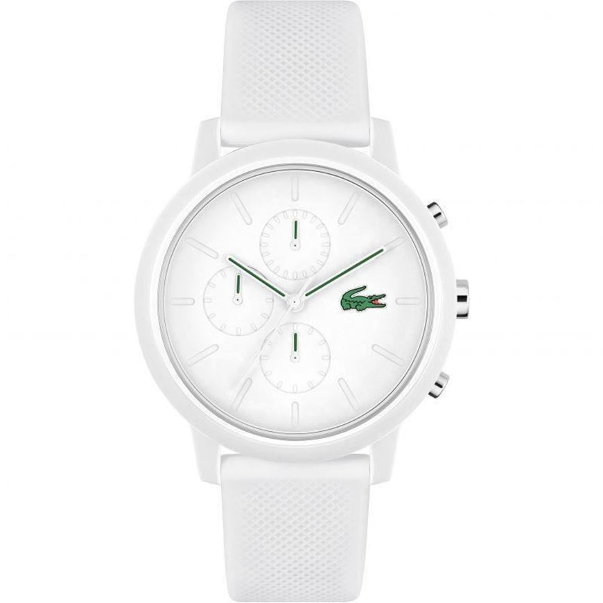 Foto de Reloj Lacoste 12.12 Chrono de silicona blanco 42mm
