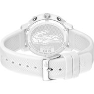 Foto de Reloj Lacoste 12.12 Chrono de silicona blanco 42mm