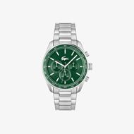 Foto de Reloj Boston de acero inoxidable con cronógrafo esfera verde
