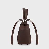 Foto de Bolso Cluse Tote Bag Petite con textura marrón chocolate 