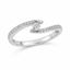Picture of Sortija alianza fina de oro blanco 18kt con diamantes
