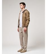 Foto de Camista extra suave blanca manga corta regular fit Gianni Lupo en tejido Sorona