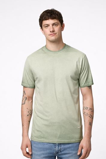 Foto de Camiseta algodón lavado verde salvia