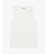 Foto de Camiseta tirantes canalé blanco