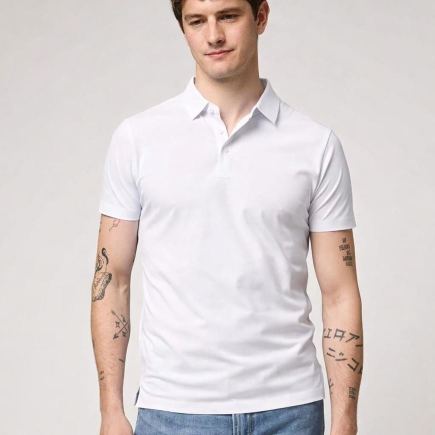 Foto de Polo Tech blanco 