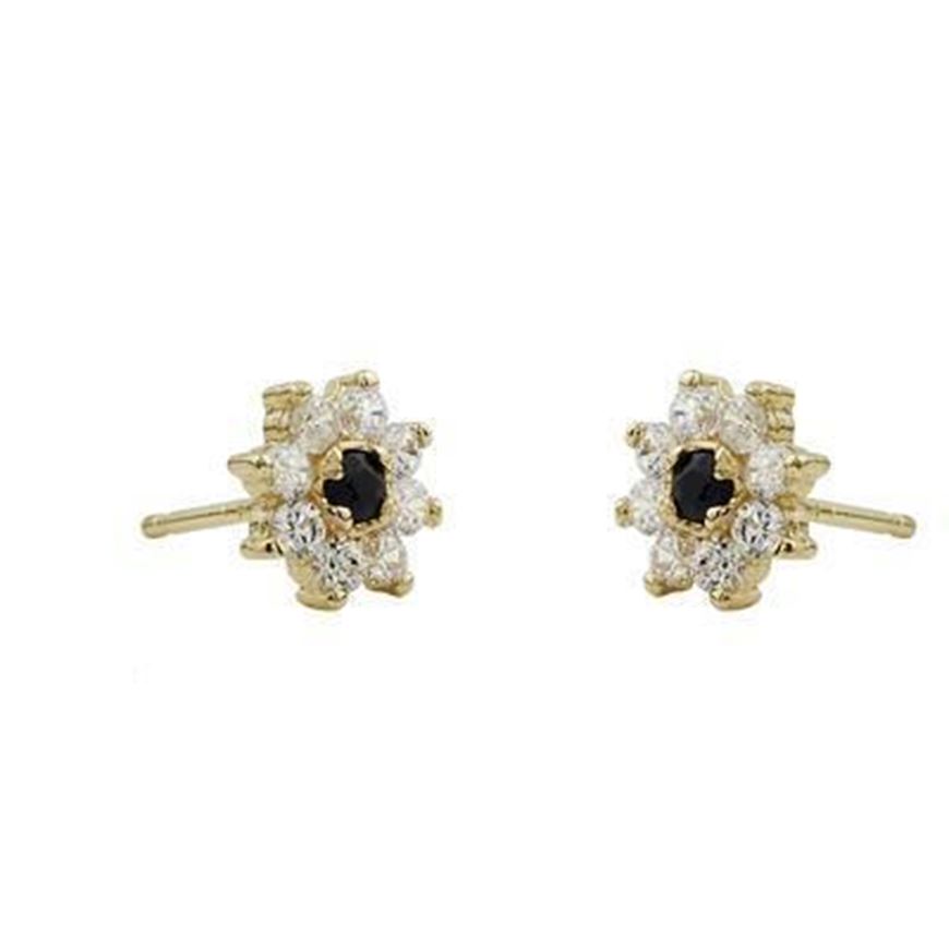 Foto de Pendientes oro amarillo 18kt con circonitas