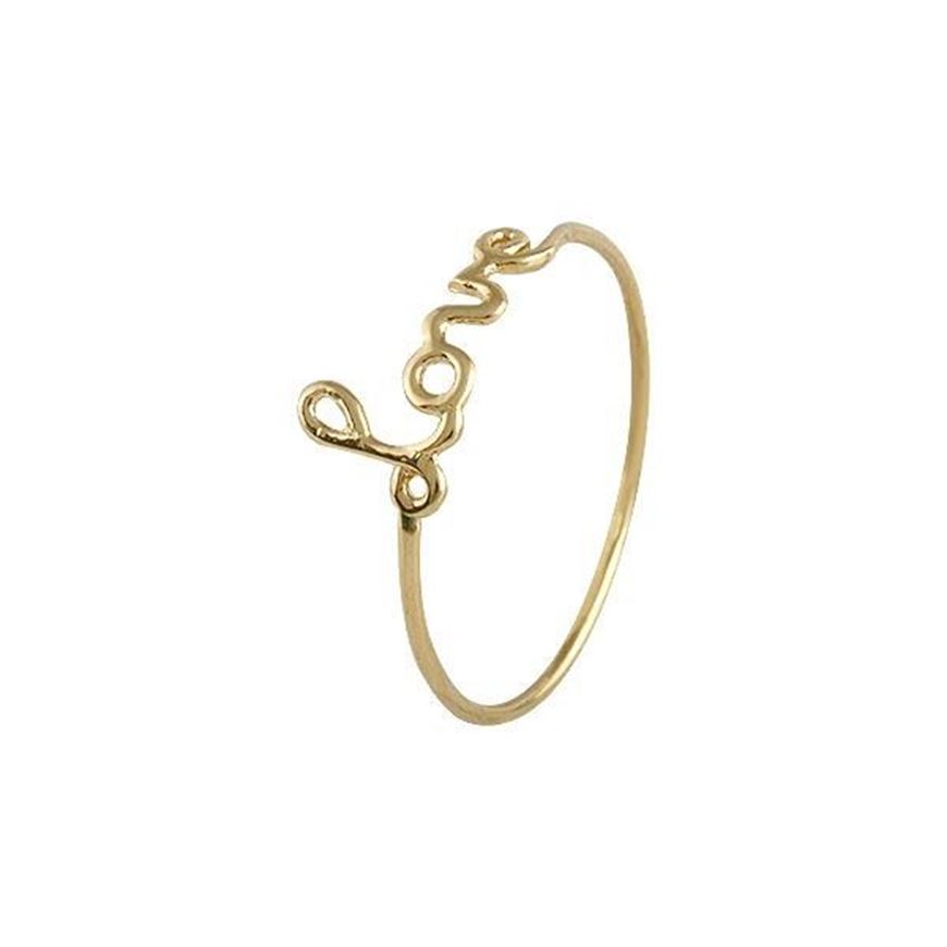 Foto de Sortija oro amarillo 18kt Love