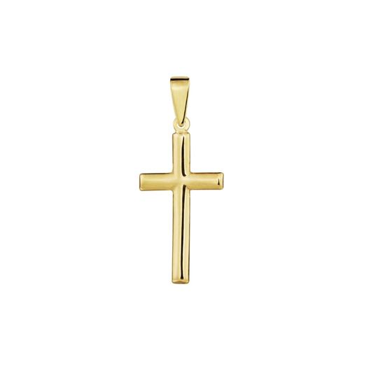 Foto de Cruz oro amarillo 18kt lisa