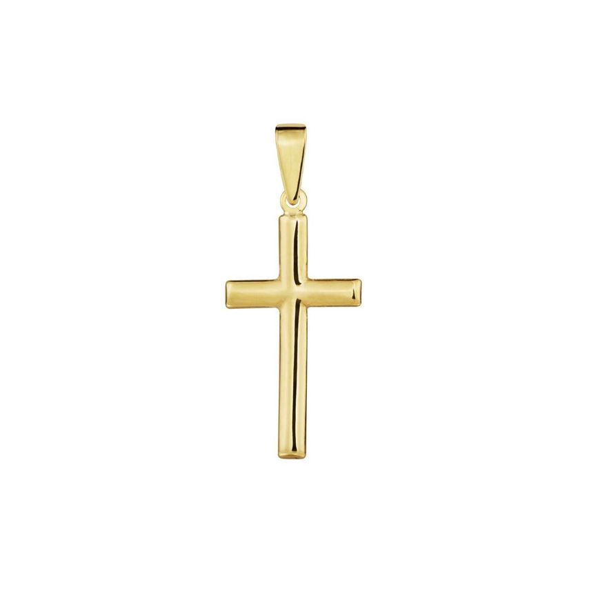 Foto de Cruz oro amarillo 18kt lisa
