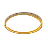 Foto de Pulsera plata chapado dorado y rodio dos