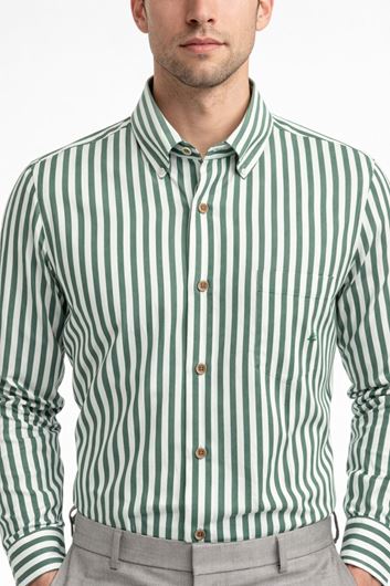 Picture of Camisa Regular Fit rayas verdes