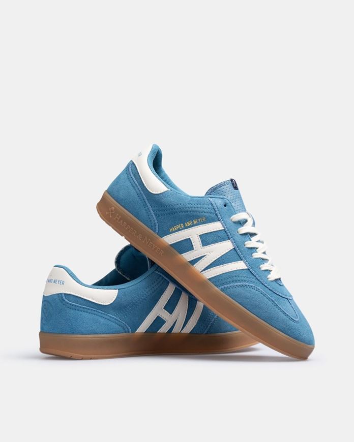 Foto de Sneaker Hamptons Suede Azul profundo