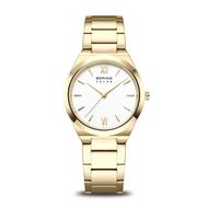 Foto de Reloj Solar acero baño oro pulido 32mm