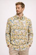 Foto de Camisa de algodón estampado floral vivo