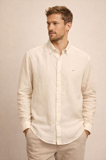 Picture of Camisa de lino color marfil