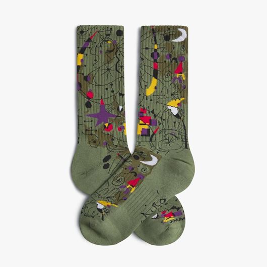 Picture of Calcetines Athletic Miró acrobatic Dancers green L