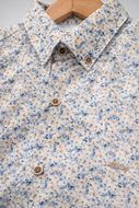 Foto de Camisa Slim Fit estampado floral azul
