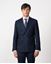 Foto de Traje azul noche cruzado microestructura Slim fit