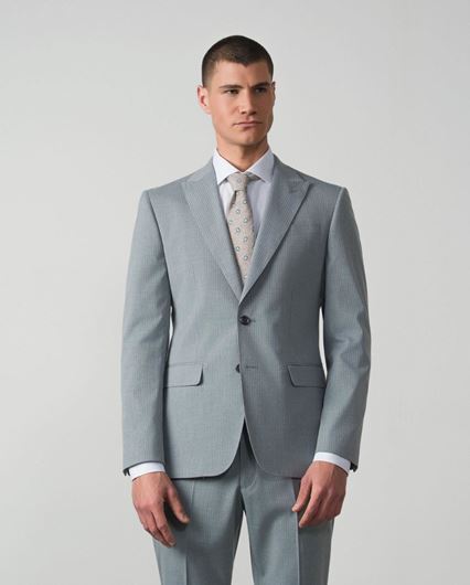 Foto de Traje Slim Fit milrayas gris