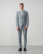 Foto de Traje Slim Fit milrayas gris