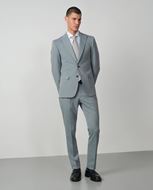Foto de Traje Slim Fit milrayas gris