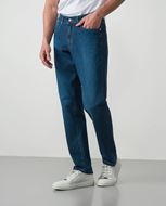 Foto de Tejano elástico fino azul medio regular fit